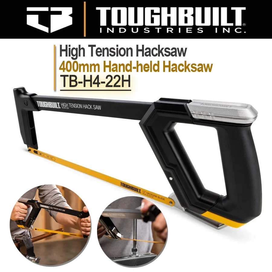 Woodworking Hacks - TOUGHBUILT TB-H4-22H High Tension Hacksaw 400mm