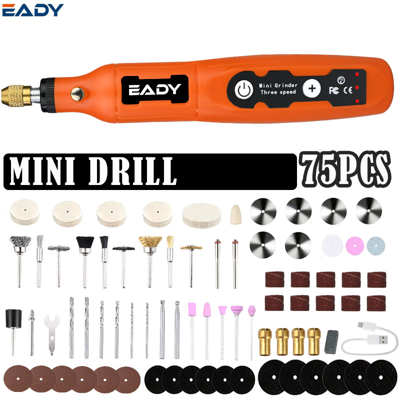 Woodworking Hobbies - USB Cordless Mini Drill & Engraving