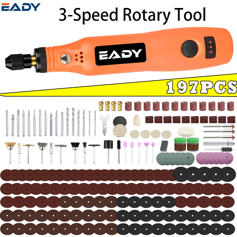 Woodworking Power Tools - USB Cordless Rotary Tool Kit –