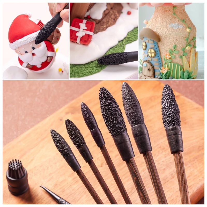 Woodworking Diy - 9pcs Clay Sculpture Texture Stick Tools