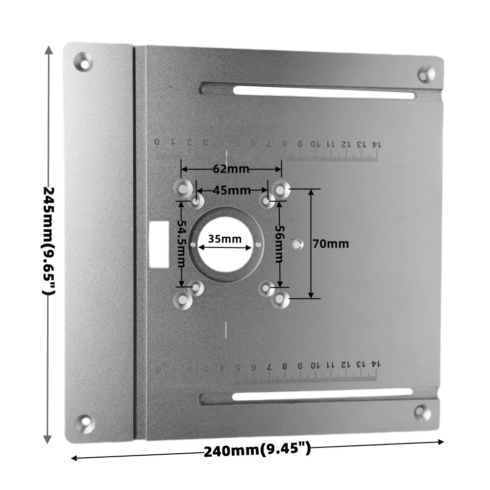 Aluminium Router Table Insert  - огляд і ціна Woodworking Plan