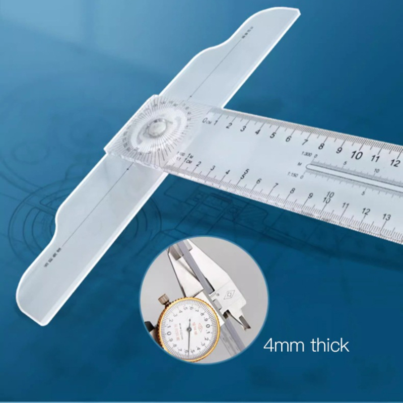 Dual-Sided T Square Ruler Clea - огляд і ціна Woodworking Groove