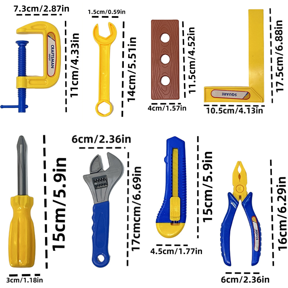 Large Simulated Kids Tool Set  - огляд і ціна Woodworking Simulator