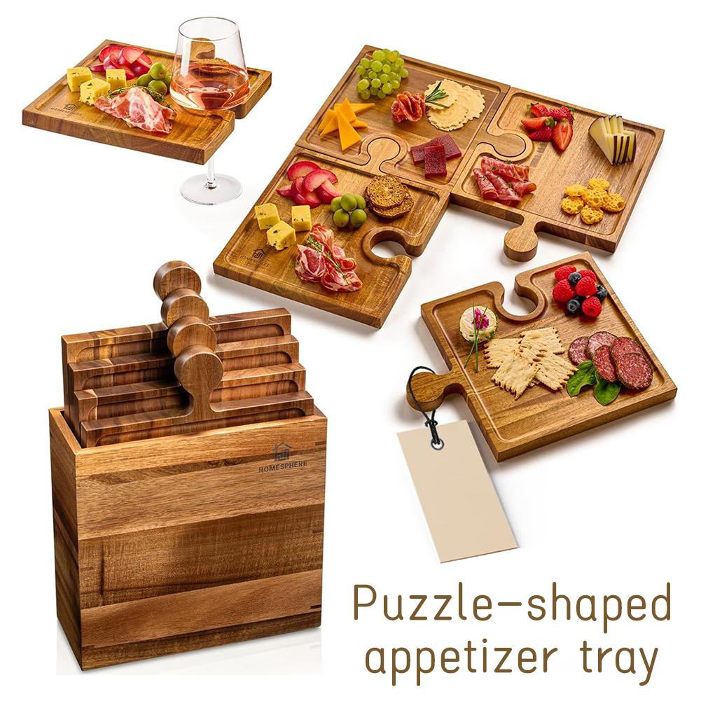 Wooden Puzzle Shaped Appetizer - огляд і ціна Woodworking Plan