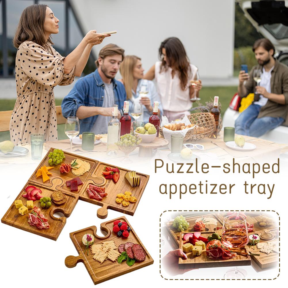 Wooden Puzzle Shaped Appetizer - огляд і ціна Woodworking Plan