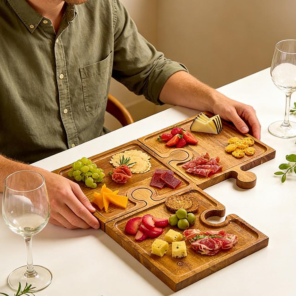 Wooden Puzzle Shaped Appetizer - огляд і ціна Woodworking Plan