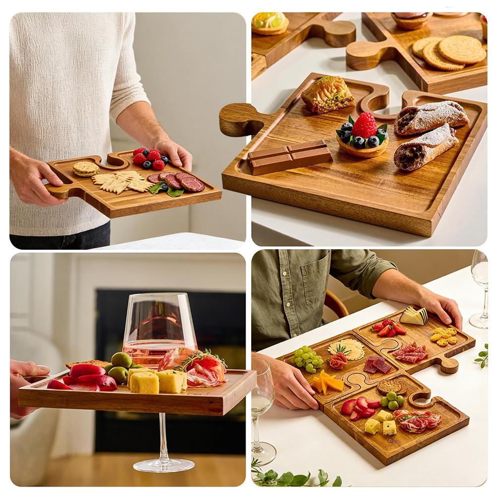 Wooden Puzzle Shaped Appetizer - огляд і ціна Woodworking Plan