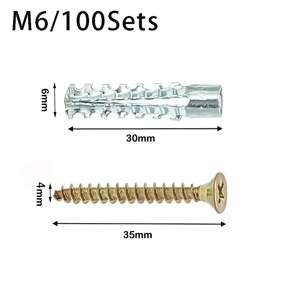 100sets M6 Metal Serrated Expa - огляд і ціна Woodworking Youtube Free