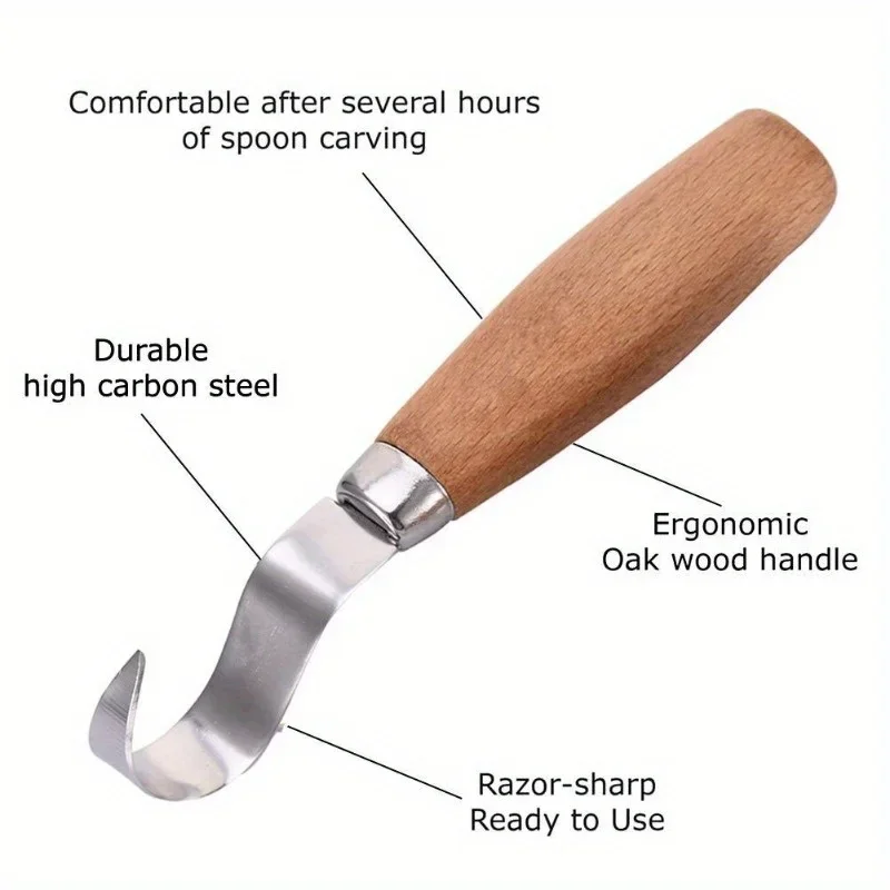 Wood Carving Knife Chisel Hook - огляд і ціна Woodworking Groove