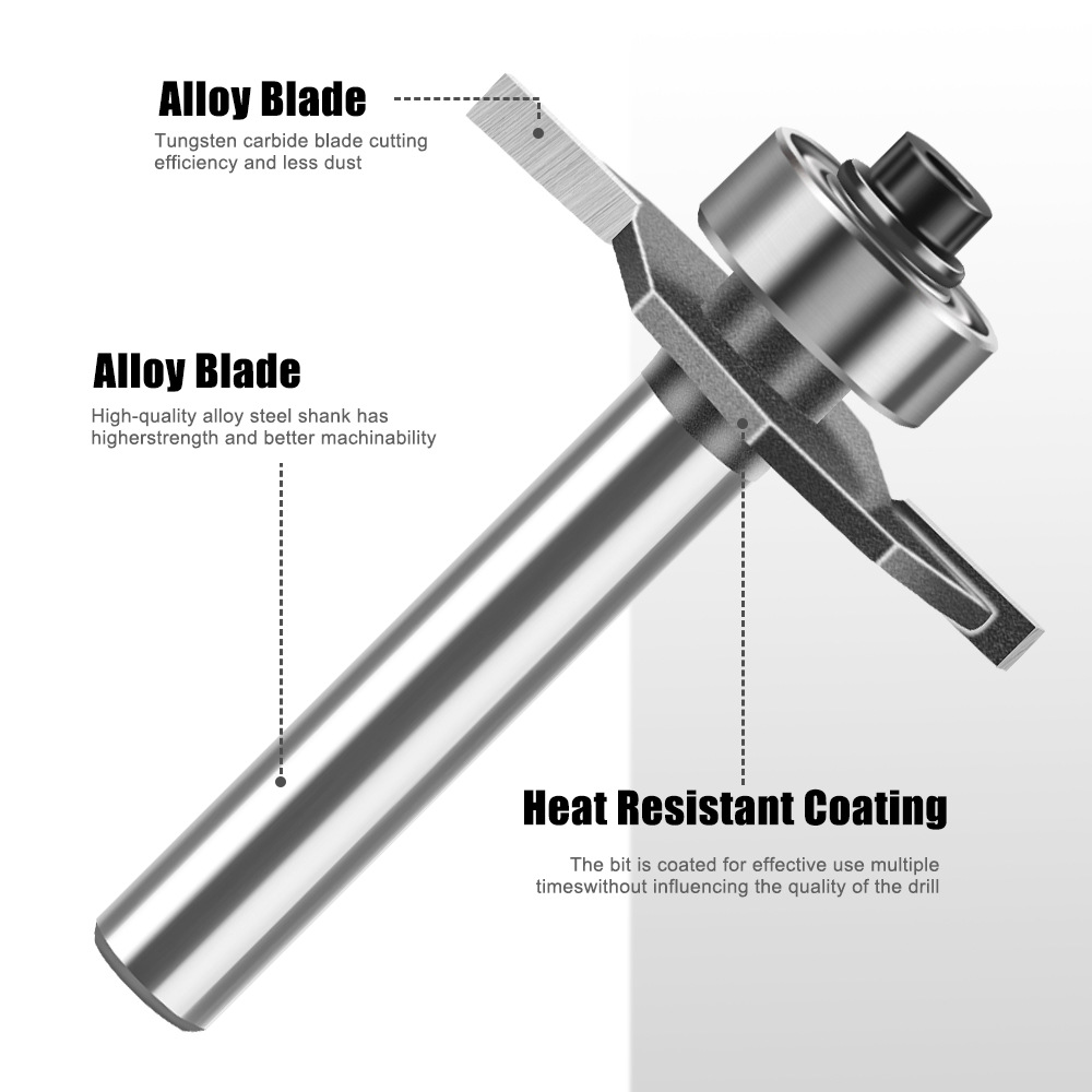 1/4-1/2 Handle Ball Bearing T- - огляд і ціна Woodworking Groove