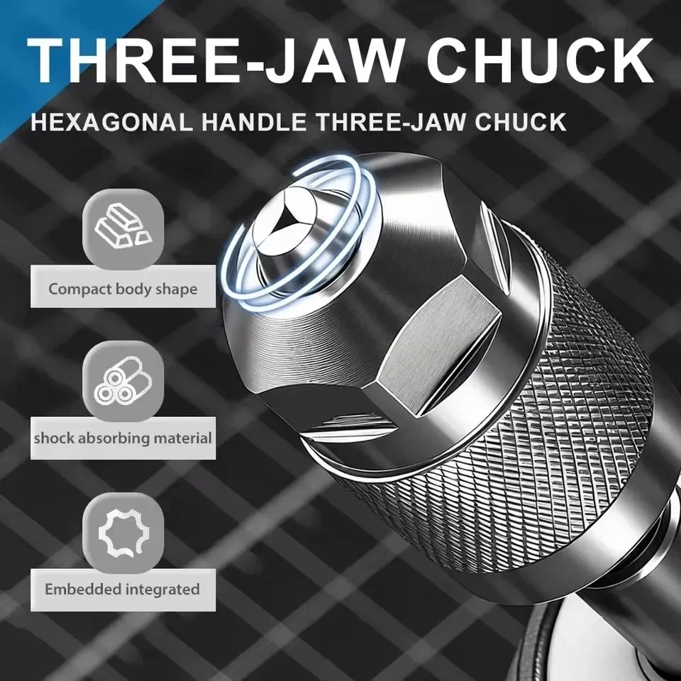 3-Jaw Keyless Drill Chuck Adap - огляд і ціна Woodworking Power Tools